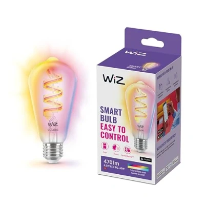 Afbeelding van WiZ Edison Filament lamp Gekleurd en wit licht E27