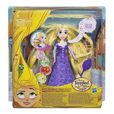 Afbeelding van Hasbro Disney Rapunzel De serie C1752EW0 zingende pop