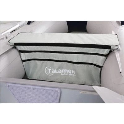 Afbeelding van Zitbanktas met kussen grijs 100x20cm