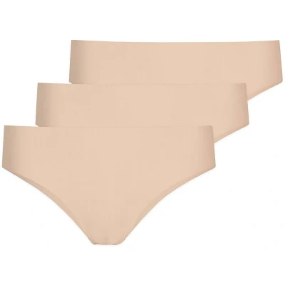 Afbeelding van Snocks 3 PACK Seamless Hipster Slip, Dames, Maat: XL, Hellbeige