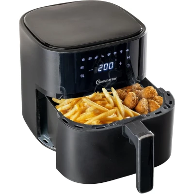 Afbeelding van Sommertal Heteluchtfriteuse HF570 5,7 liter XXL Touchscreen, 8 programma&#039;s, 1700 watt Energiezuinig en gezond Grote friteuse