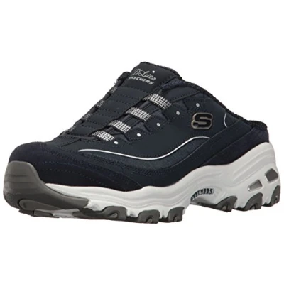 Afbeelding van Skechers D&#039;lites a New Leaf Sneakers voor dames, Navy en Wit