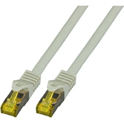 Afbeelding van EFB Elektronik MK7001.2G RJ45 Netwerkkabel, patchkabel CAT 6a (losse kabel 7) S/FTP 2.00 m Grijs Vlambestendig, Halogeenvrij, Snagless, Vergulde