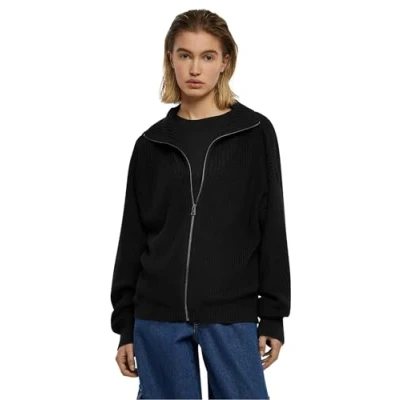 Afbeelding van Urban Classics ZIP Vest, Dames, Maat: Large, Black