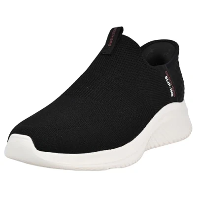 Afbeelding van Skechers Ultra Flex 3.0 Smooth Step Slip ins 232450 BLK, Mannen, Zwart, Sneakers,Sportschoenen, maat: 44