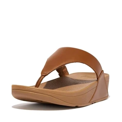 Afbeelding van fitflop™ Lulu Teenslippers voor dames, Helder bruin