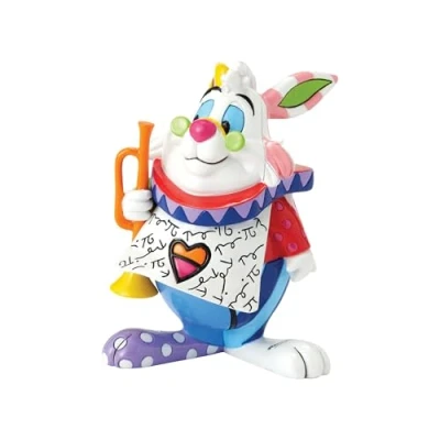 Afbeelding van Disney beeldje Britto collectie White Rabbit Mini (Alice in Wonderland)