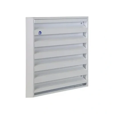Afbeelding van OPBOUW MUURROOSTER ALU WIT RENSON 431 225X225MM