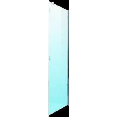 Afbeelding van Novellini Young 2.0 FG zijwand 79/81x200cm voor draaideur G en vouwdeur 2GS met chroom mat profiel helder glas