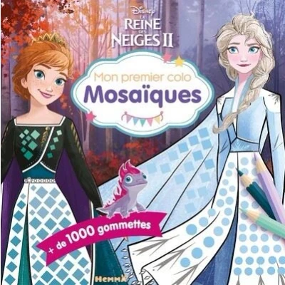 Image de Disney La Reine des Neiges 2 Mon premier colo Mosaïques + de 1000 gommettes