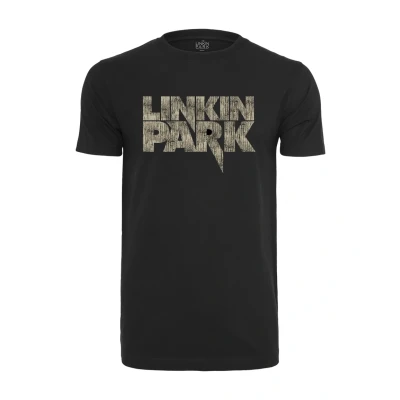 Afbeelding van Merchcode Linkin Park Distressed Logo Heren T shirt XL Zwart