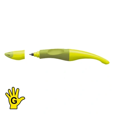 Image de Stabilo Easy Original stylo roller (gaucher) citron vert/vert foncé