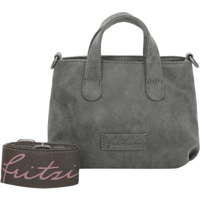 Afbeelding van Fritzi aus Preußen Handtas Schoudertas Big Baby Vintage Crossbody Bag Anthra Donkergrijs