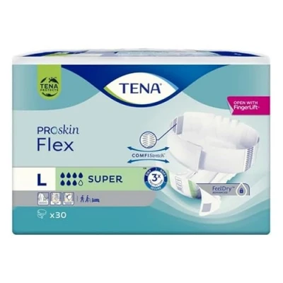 Afbeelding van Tena Flex Super Large 6 pakken van 30 stuks