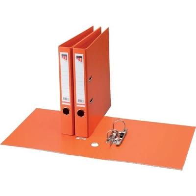 Afbeelding van Pergamy Ordner, Voor Ft A4, Volledig Uit Pp, Rug Van 5 Cm, Oranje Ordner
