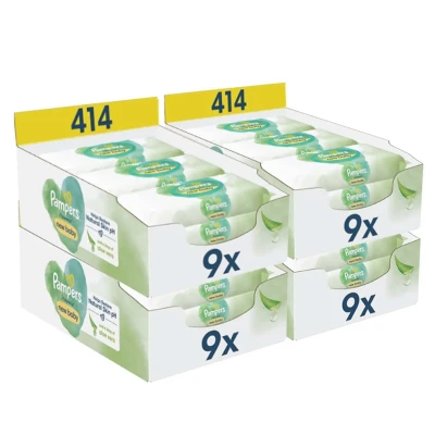 Afbeelding van Pampers Harmonie New Baby Billendoekjes 1656 doekjes 36 x 46