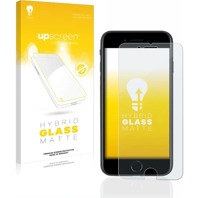 Afbeelding van upscreen Reflectieschild matte pantserfilm (1 Stuk, Apple iPhone SE), Smartphone beschermfolie, Grijs