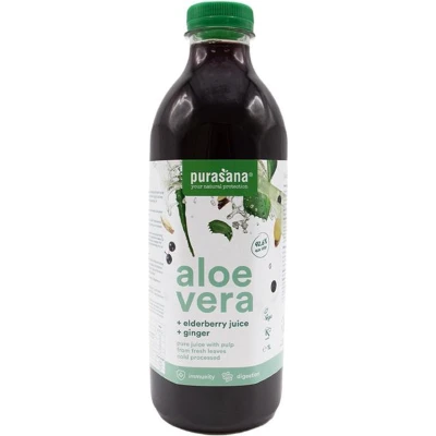 Afbeelding van Purasana Aloë Vera Vlierbessen Sap 1LT