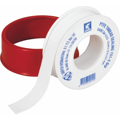 Afbeelding van Griffon ptfe tape 12 m x mm 0,076 mm, rol