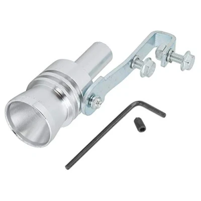 Afbeelding van EBTOOLS voor auto fluitje Turbo uitlaatfluitje xl Sound fluitje, aluminiumlegering Tail Gorge uitlaat pijp gemodificeerd onderdeel