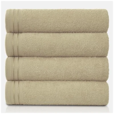 Afbeelding van GC GAVENO CAVAILIA Set van 4 grote badhanddoeken zeer absorberend Egyptisch katoen extra zacht sneldrogende 450 g/m² wasbaar 75 x 135 cm