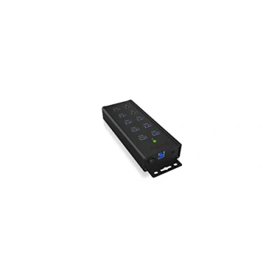 Afbeelding van ICY BOX USB 3.2 Gen 1 hub 10 poorten Zwart