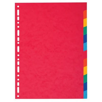 Image de Intercalaires carte 220g 12 positions a4