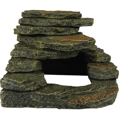 Afbeelding van Terra Della Natuurlijke Decoratie Reptielen Hoeksteen L 25,8x25,5x19cm 1st