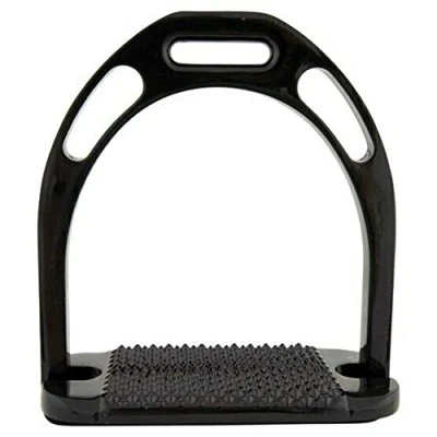 Afbeelding van BR Stijgbeugels Montone Zwart 12cm