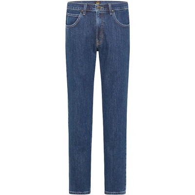 Afbeelding van Lee Brooklyn Straight leg jeans, Heren, Maat: 38x30, Dark stonewash
