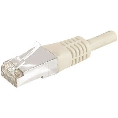 Image de deXlan Cordon de raccordement RJ 45 (M) pour 30 m paire torsadée écrantée (F/UTP) CAT 6a démarré gris