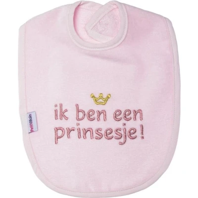 Afbeelding van Petit Villain Slabber Ik Ben Een Prinsesje Roze