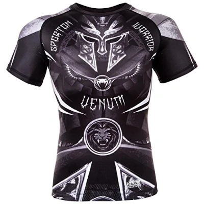 Afbeelding van Venum Kleding Gladiator 3.0 Rashguard S/S Zwart Wit