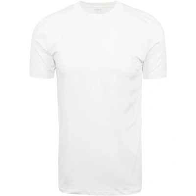 Afbeelding van Mey Dry Cotton Olympia T Shirt Wit maat L Heren Basic met Slim fit Pasvorm Katoen