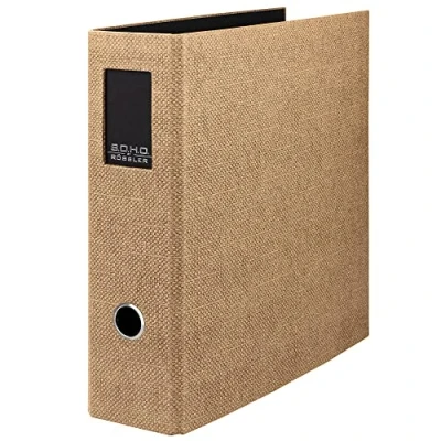 Afbeelding van Rössler 1317452609 S.O.H.O. Ordner A4 met rugetiket, rugbreedte 85 mm, Special Line, Hazelnut, 1 stuk
