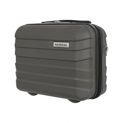 Afbeelding van BARRENS Trolleykoffer, handbagage, reiskoffer, rolkoffer, harde koffer, cabinekoffer, reiskoffer met wielen, bagage, handkoffer, 55 x 40 20 cm (bordeaux), GRAPHITE, Koffer