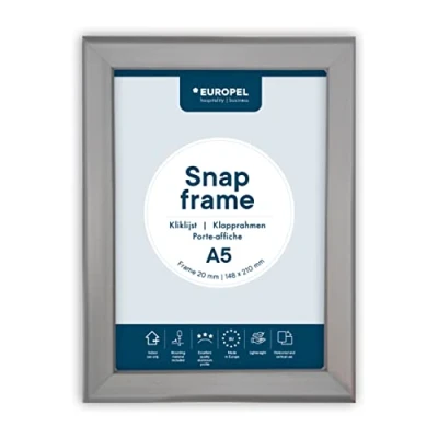 Afbeelding van Kliklijst Europel Posterlijst A5 14,8 x 21 cm Frame 20mm Aluminium