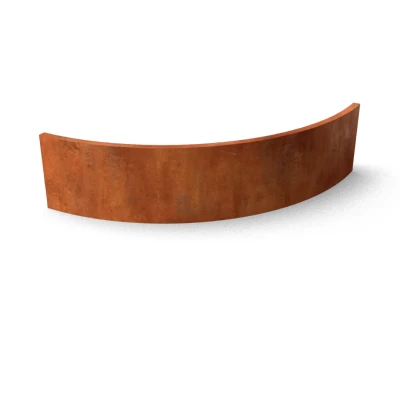 Afbeelding van Fronta Keerwanden cortenstaal buitenbocht L150 x B150 H20 cm Geroba