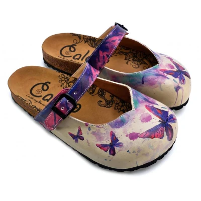 Afbeelding van GOBY Butterfly Clogs Slippers Hoge kwaliteit Handmade Maat 37