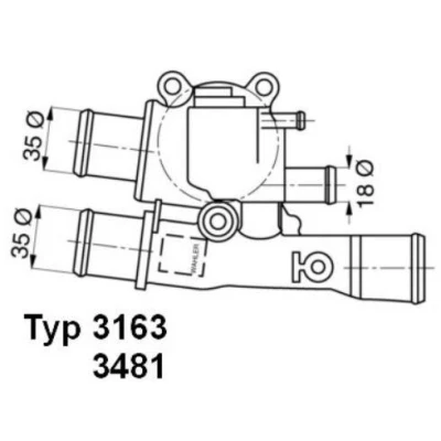 Afbeelding van Wahler Thermostaat 3163.88D