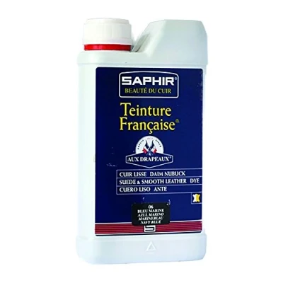 Afbeelding van Saphir Franse leerverf, vloeibaar, rood, 500 ml