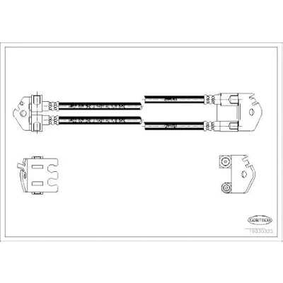 Afbeelding van CORTECO 19030323 Remslang Achteras 385