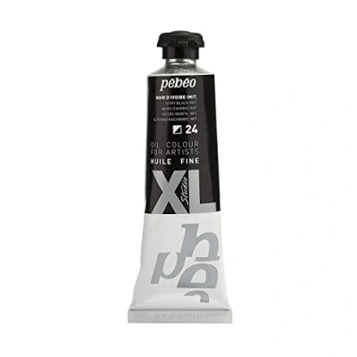 Image de Pébéo Huile Fine XL 37 ml Peinture à l’Huile Noir Ivoire 937024