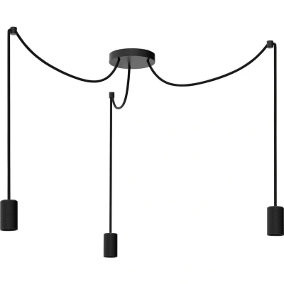 Afbeelding van SEGULA Spyder 3 Wave hanglamp, zwart, lamps
