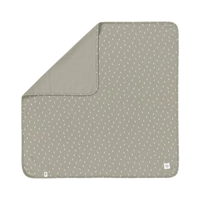 Afbeelding van Lassig Interlock GOTS Speckles Olive 80 x cm Wiegdeken 1542023585