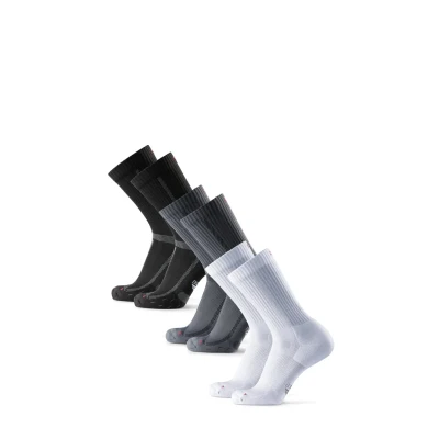 Afbeelding van Danish Endurance 3 PACK Sokken, Heren, Maat: 39 42, black grey white