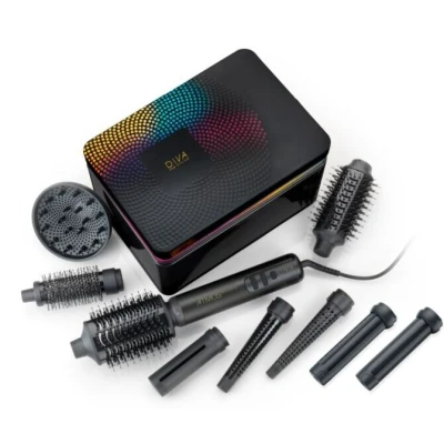 Afbeelding van Diva Pro Atmos Dry &amp; Style With Auto Aircurl Zwart