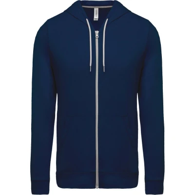 Afbeelding van Kariban Hooded vestje van licht katoen K438 Navy