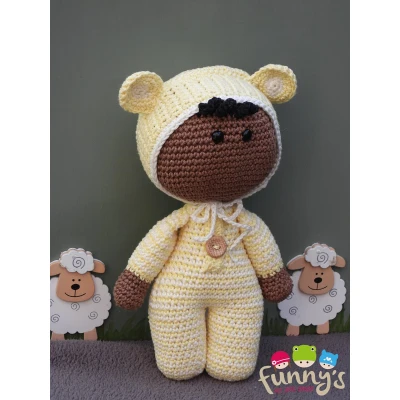 Afbeelding van Haakpakket Funny Baby Trendy Dark