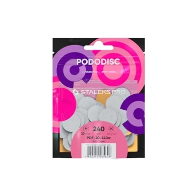 Afbeelding van Staleks schuurelementjes voor pododisk PRO M 240 grit (50 stuk)